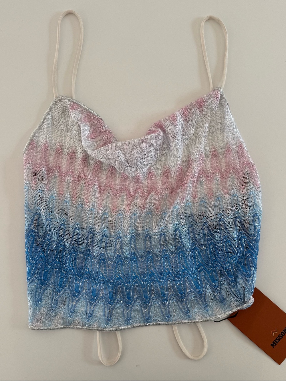 Missoni Ombre Knit Camisole - Blue & Pink